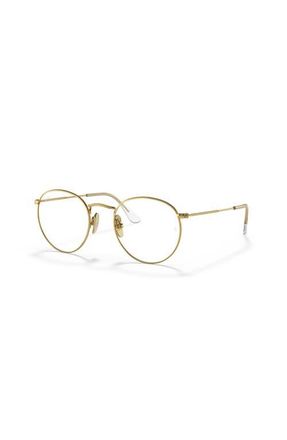 Ray-Ban 50mm Square optical glasses in Gold at Nordstrom