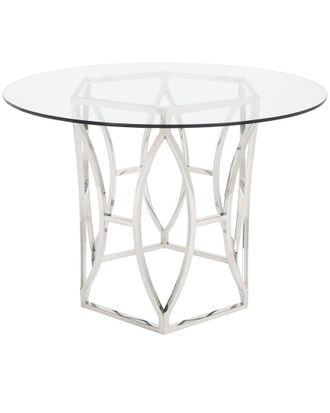 Safavieh Couture Shaw Glass Top Dining Table