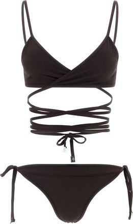 The Attico Brown Polyamide Womens Bikini