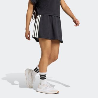 adidas Sweatrock ADIDAS SPORTSWEAR W STA SEAS SKRT, Damen, Gr. XL, schwarz-weiss (schwarz, sanftes wei&szlig;), Obermaterial: 100% Polyester, R&ouml;cke Sweatrock