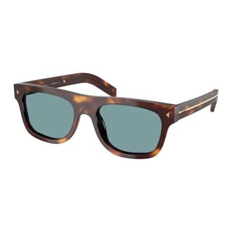 Prada Stylish Sunglasses with Polarized Green Lenses
