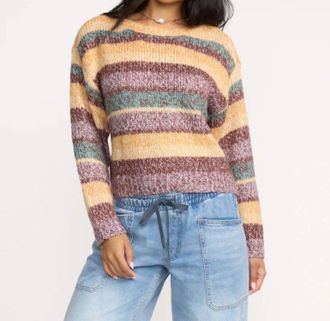 Billabong So Spaced Out Sweater In Multi