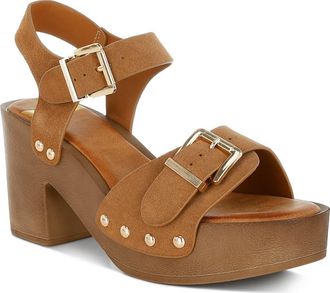Rag & Co. Lhasa Platform Sandal in Tan at Nordstrom Rack, Size 10