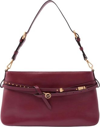 Pinko Pinko - Belt Bag Classic - Dames - Tassen - Rood - Maat: ONE Size Katoen