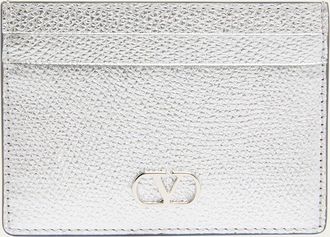 Valentino Garavani Metallic Leather Card Case