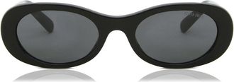 Miu Miu MU06ZS 1AB5S0 Womens Sunglasses Black Size 50