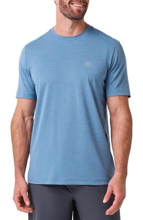 Travis Mathew Heater Pro Active T-Shirt in Blue Horizon at Nordstrom, Size Xx-Large