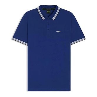 HUGO BOSS Tops, Heren, Blauw, S, Katoen, Paddy Polo