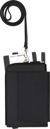 Balenciaga Mens Phone Wallet Black Leather