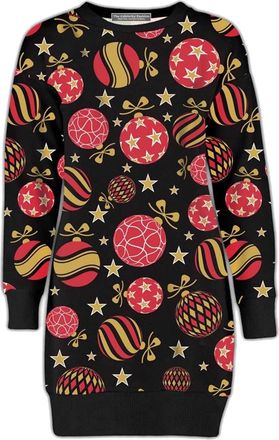 The Celebrity Fashion Christmas Ladies Fleece Tunic Jumper Womens Santa Xmas Dress Elf Long Sweatshirt
