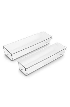 Sorbus Small 2-Pack Storage Bins in Clear at Nordstrom Rack