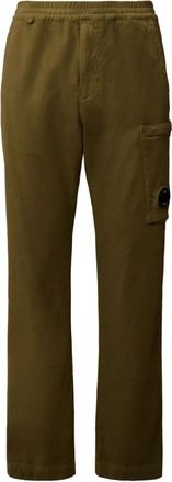 C.P. Company cotton trousers - men - Cotton/Spandex/Elastane - 42 - Green