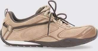Balenciaga Radar Low-Top Trainers in Calfskin and Suede with Printed Logo