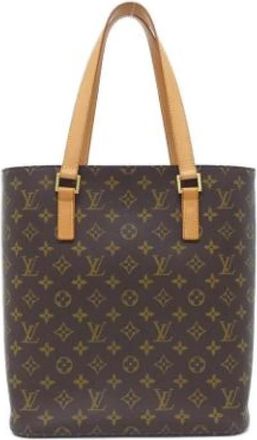 Louis Vuitton Pre-owned Monogram Tote Bag - Dames - Vintage Shopper - Bruin - ONE Size - Vintage