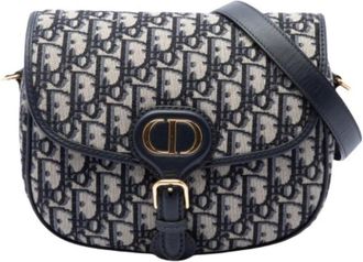 Dior Pre-owned Bobby Crossbody Bag - Dames - Vintage Schoudertas - Blauw - ONE Size - Leer - Vintage
