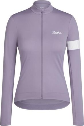 Rapha Core Thermal Long Sleeve Jersey Velotrikot f&uuml;r Damen | rosa/lila