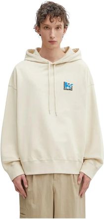 Maison Kitsun&eacute; Uomo, Felpe, Beige, L, new