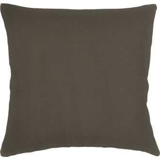 Anaya with Love So Soft Linen Euro Pillow with Down Alternative Insert in Hunter at Nordstrom, Size 26X26