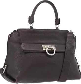 Ferragamo Pre-owned Handbags, female, Red, Size: ONE SIZE Pre-owned Handbag