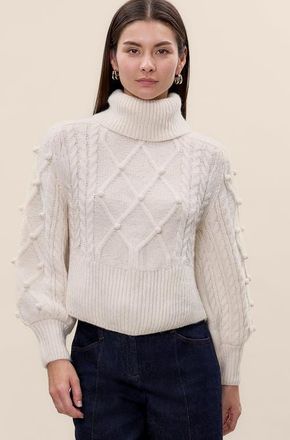 Rebecca Taylor Petra Sweater in Ivory at Nordstrom, Size X-Small