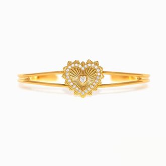 Girls Crew Womens In The Name Of Love Cuff Bracelet In Gold