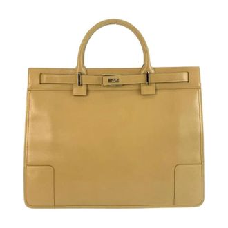 Gucci Pre-owned Handbags, female, Beige, Size: ONE SIZE Pre-owned Vintage Handbag