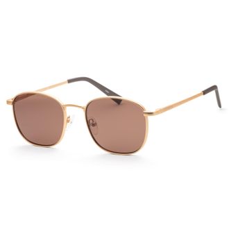 Calvin Klein Mens 52mm Matte Gold Sunglasses