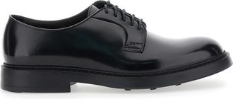 Doucal's Zwarte platte schoenen Fondo Bruges Horse - Heren - Nette schoenen - Zwart - 44 EU - Leer - Schoenen