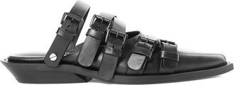Ann Demeulemeester Kalla sandalen met gesp - Zwart