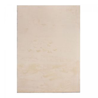 Un amour de tapis Alfombra de pelo largo y peludo para comedor 240x340 beige
