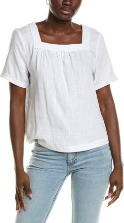 Vince Camuto Linen-Blend Blouse