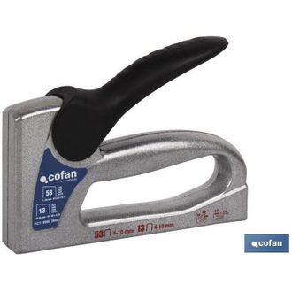 cofan Grapadora Manual Profi Duo 53-13/4 6 8 10mm, Grapadora Manual, Modelo Profesional D&uacute;o, Profesional Para Grapas N&ordm; 53 Y N&ordm; 13, Desde 4 Hasta 10 Mil&iacute;met