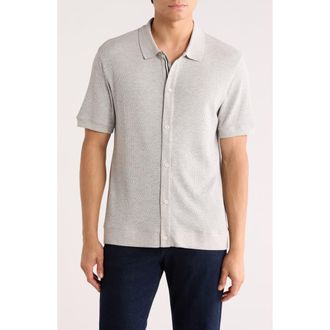 Ted Baker Connyr Short Sleeve Polo in Light Pastel Grey at Nordstrom Rack, Size 6(Xxl)