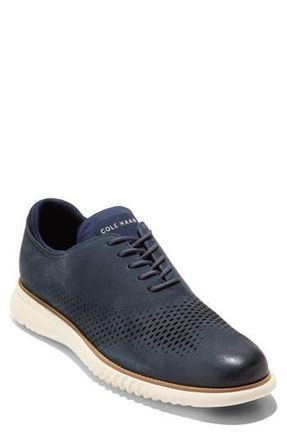 Cole Haan 2.ZeroGrand Laser Wing Derby in Navy Blz/i at Nordstrom Rack, Size 11.5