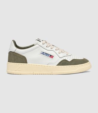 Autry Baskets Homme Medalist White / Smoked Green