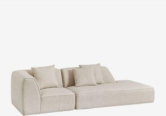Sklum Sklum - Sof&aacute; Modular Esquinero De 2 Piezas Con Div&aacute;n Derecho Tapizado Cardea