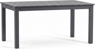 Siediti Fuori e Dentro Mesa extensible de aluminio 150/210x90 cm gris oscuro