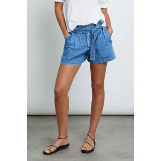 Rails Belle High-Rise Belted Shorts In Sorrento
