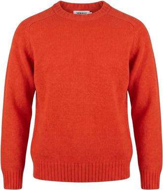 Sebago Gilead Sweater - Heren - Ronde hals truien - Oranje - XL - Wol - Truien & Vesten