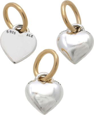 Pandora Sterling Silver Two-tone Splittable Friendship Triple Dangle Charm