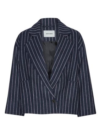 Henrik Vibskov Shady jack met krijtstreep - Blauw