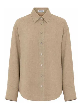 Brunello Cucinelli Beige Shirt