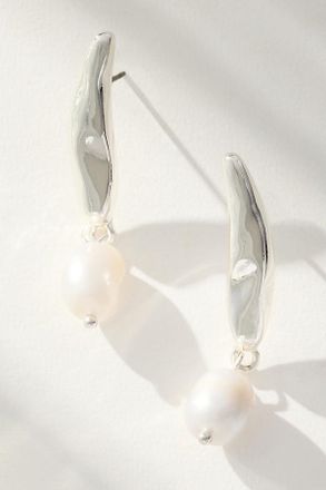 Ettika Liquid Luxe Pearl Earrings