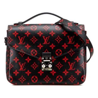 Louis Vuitton Pre-owned Pochette Metis - Dames - Pre-owned - Zwart - Maat: ONE Size Leer