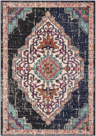 Safavieh Alfombra negro/azul 122 x 170 cm