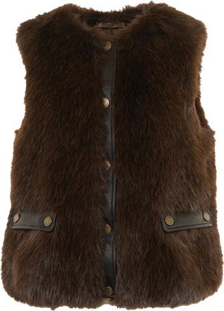 Twinset Jassen, Dames, Bruin, S, Vests