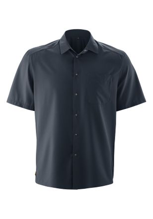 Gonso Radtrikot GONSO Adventure Shirt M, Herren, Gr. M, blau (nachtblau), 94% Polyester, 6% Elasthan, Rundhals, Trikots Radtrikot, Atmungsaktiv, schnell tro