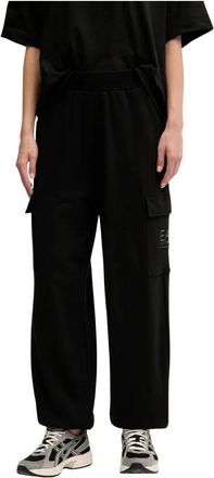 Emporio Armani Pantalones de ch&aacute;ndal - Trousers - Mujer - Negro - L