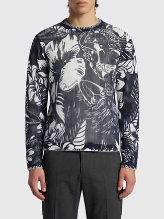 Dsquared2 Dancing Flowers Floral Print Cotton Crewneck Jumper by