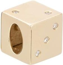 Adina Reyter Diamond Dice Pendant in 14K Yellow Gold at Nordstrom